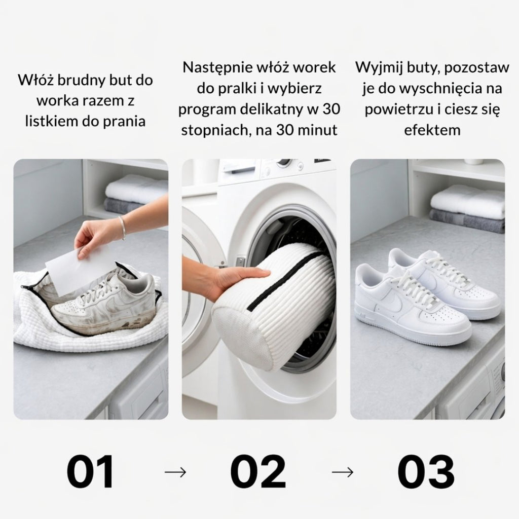 Czyste buty w zaledwie 30 minut prosto z pralki