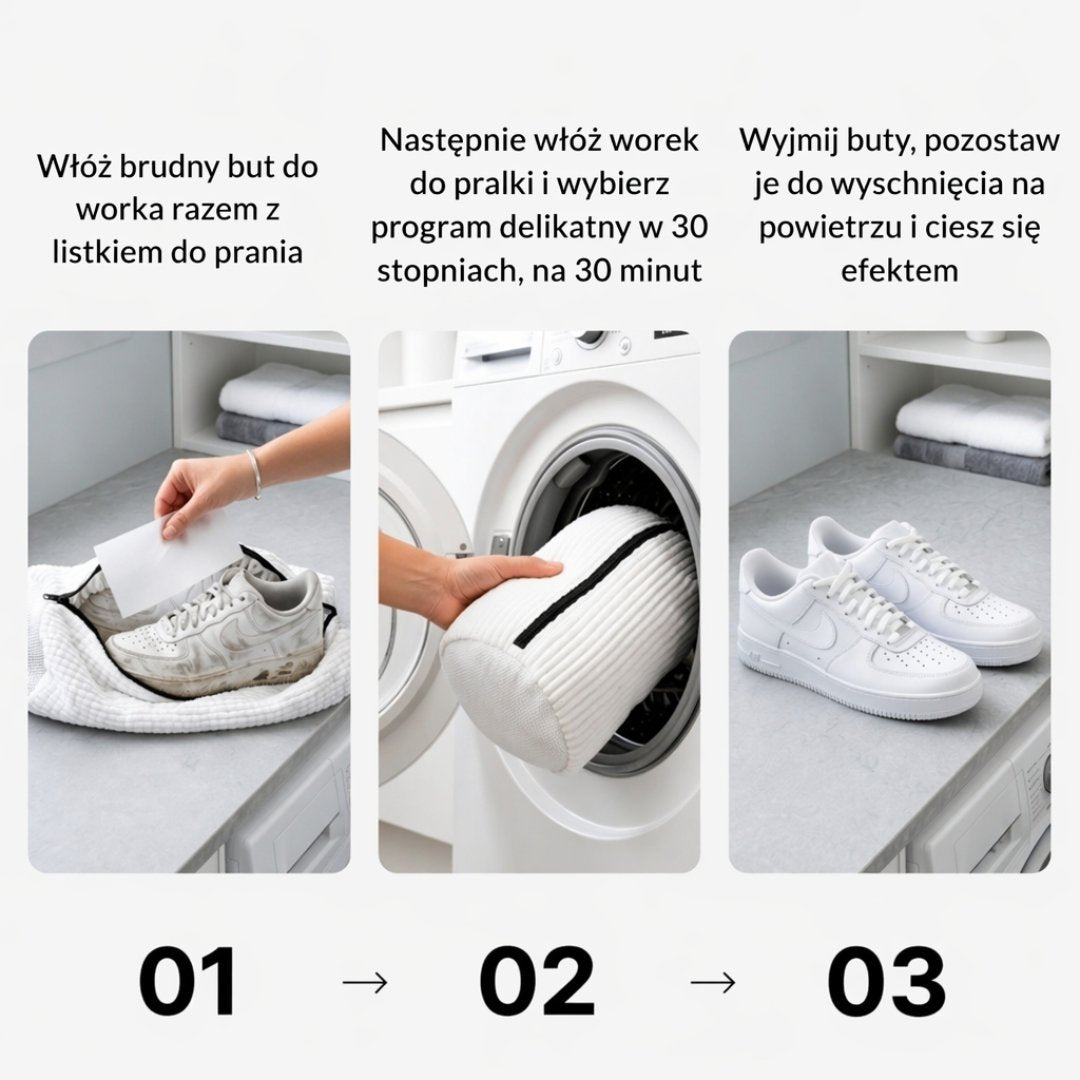 Czyste buty w zaledwie 30 minut prosto z pralki
