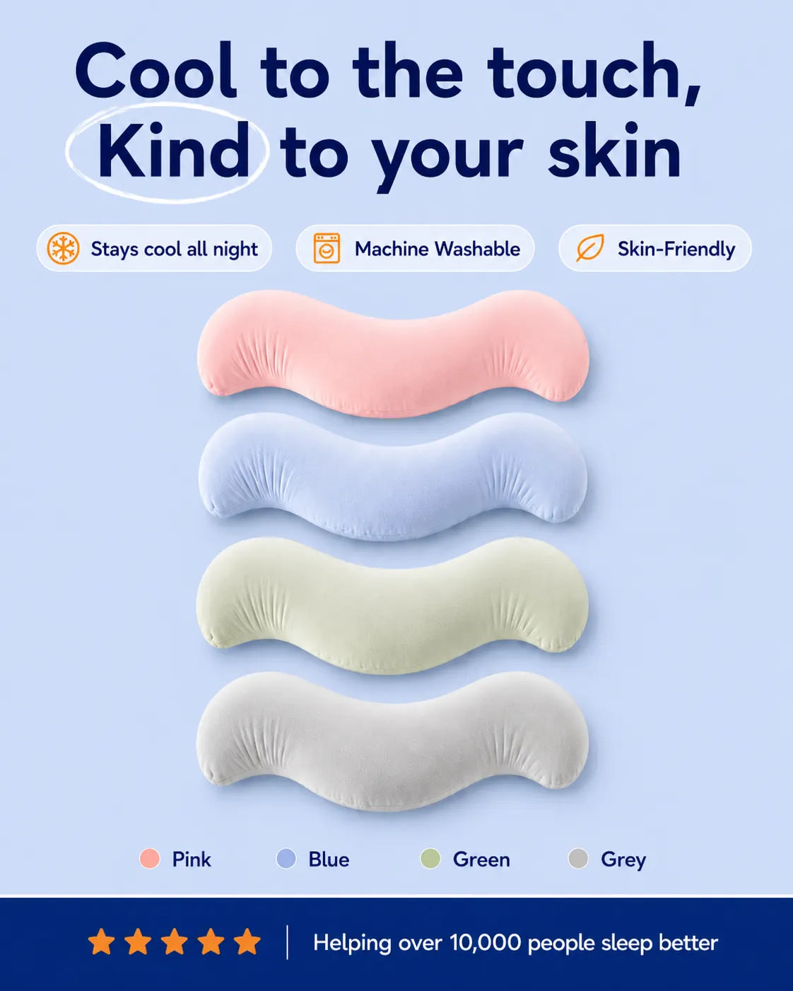 Snuggi™ Cooling Pillow Case